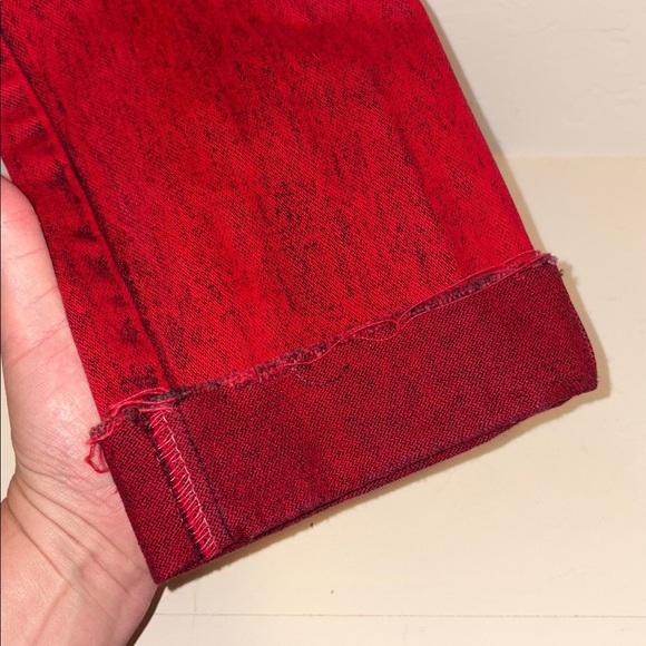 Wrangler Deep Red Denim - Picture 8 of 10